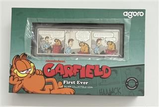 2025 Agoro Nickelodeon Garfield First Ever 1oz .999 Pure Silver w/Box